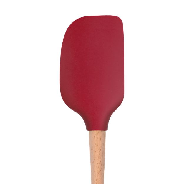 Flex-Core® Wood Handled Spatula-Cayenne
