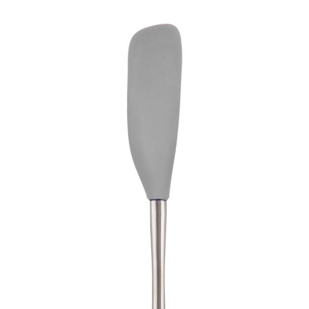 Flex-Core® Stainless Steel Handled Jar Scraper-Oyster Gray