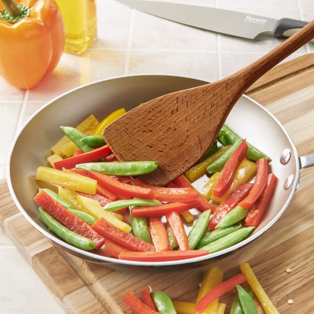 Angled Turner - Toasted Beechwood