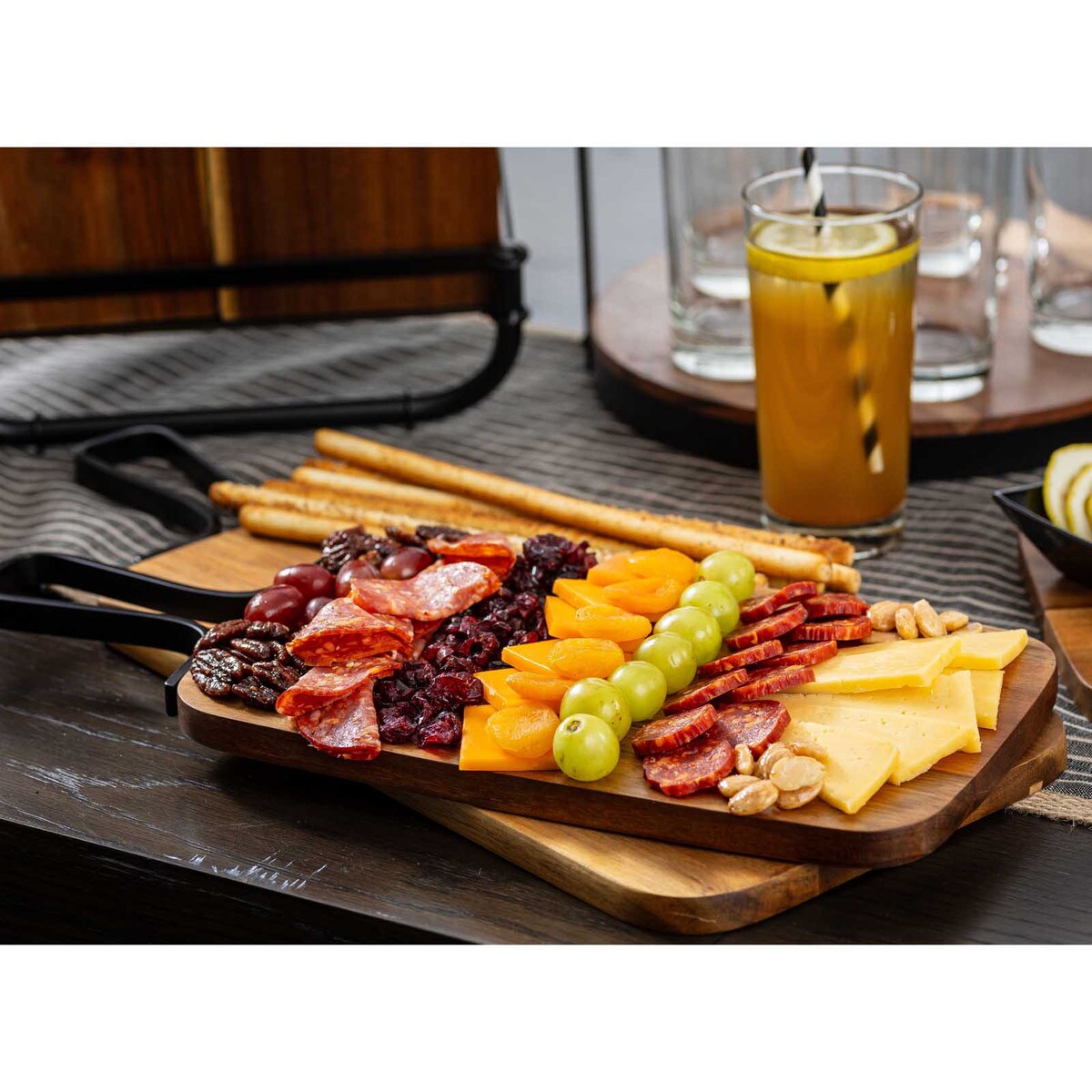 Rectangular Paddle - Acacia with Metal Banding