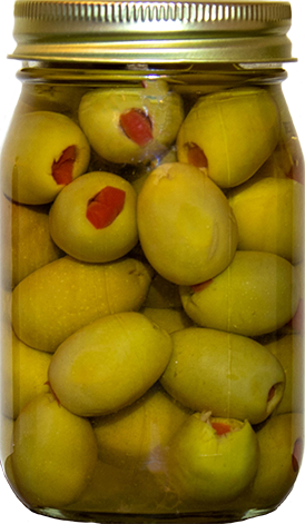 Red Chili Stuffed Olives