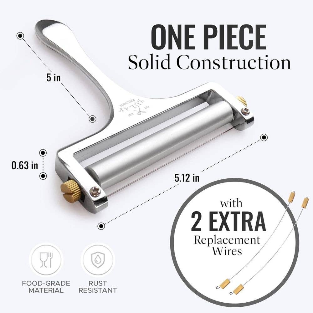 Wire Cheese Slicer With Adjustable Thickness