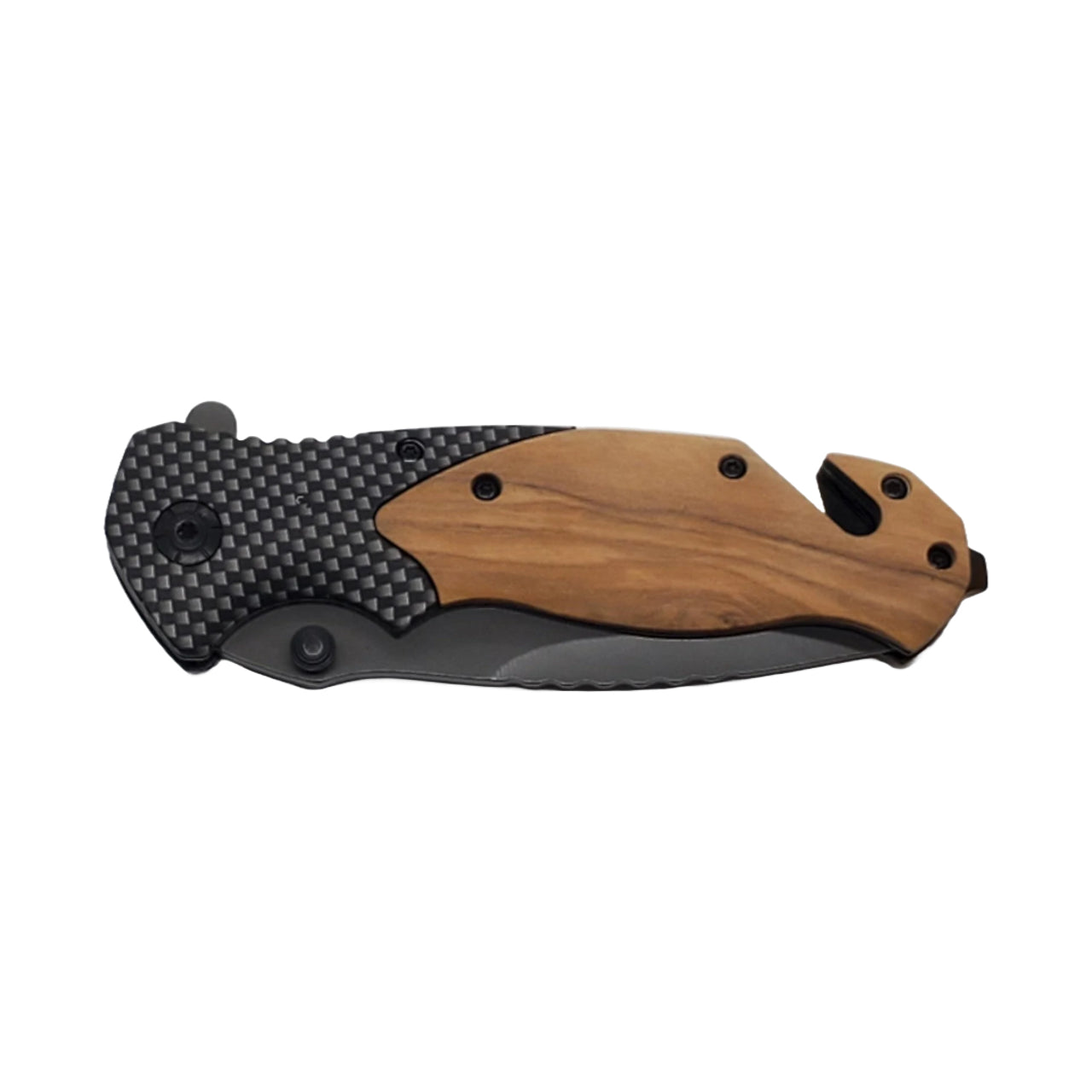 Olive Wooden Pocket Knife
