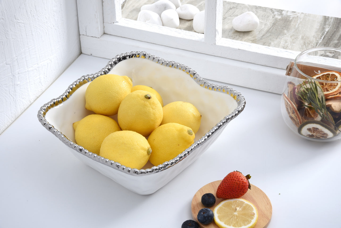 Medium Square Salad Bowl - Salerno
