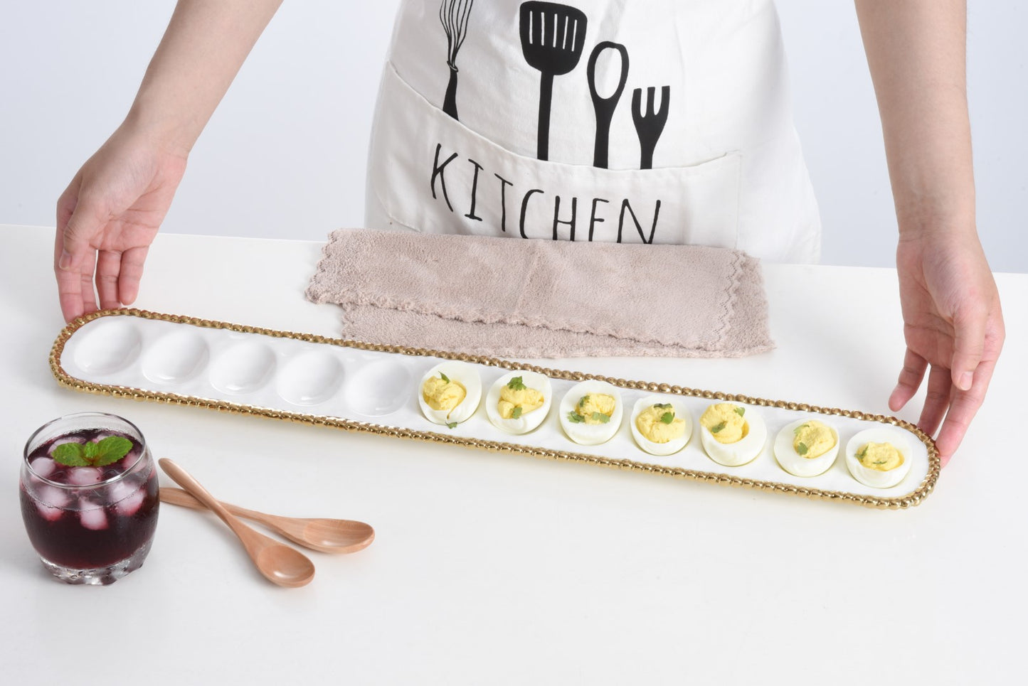Deviled Egg Tray - Golden Salerno