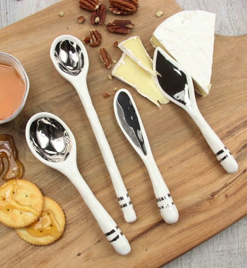 Porcelain Spoons and Cheese Knives - Set the Table