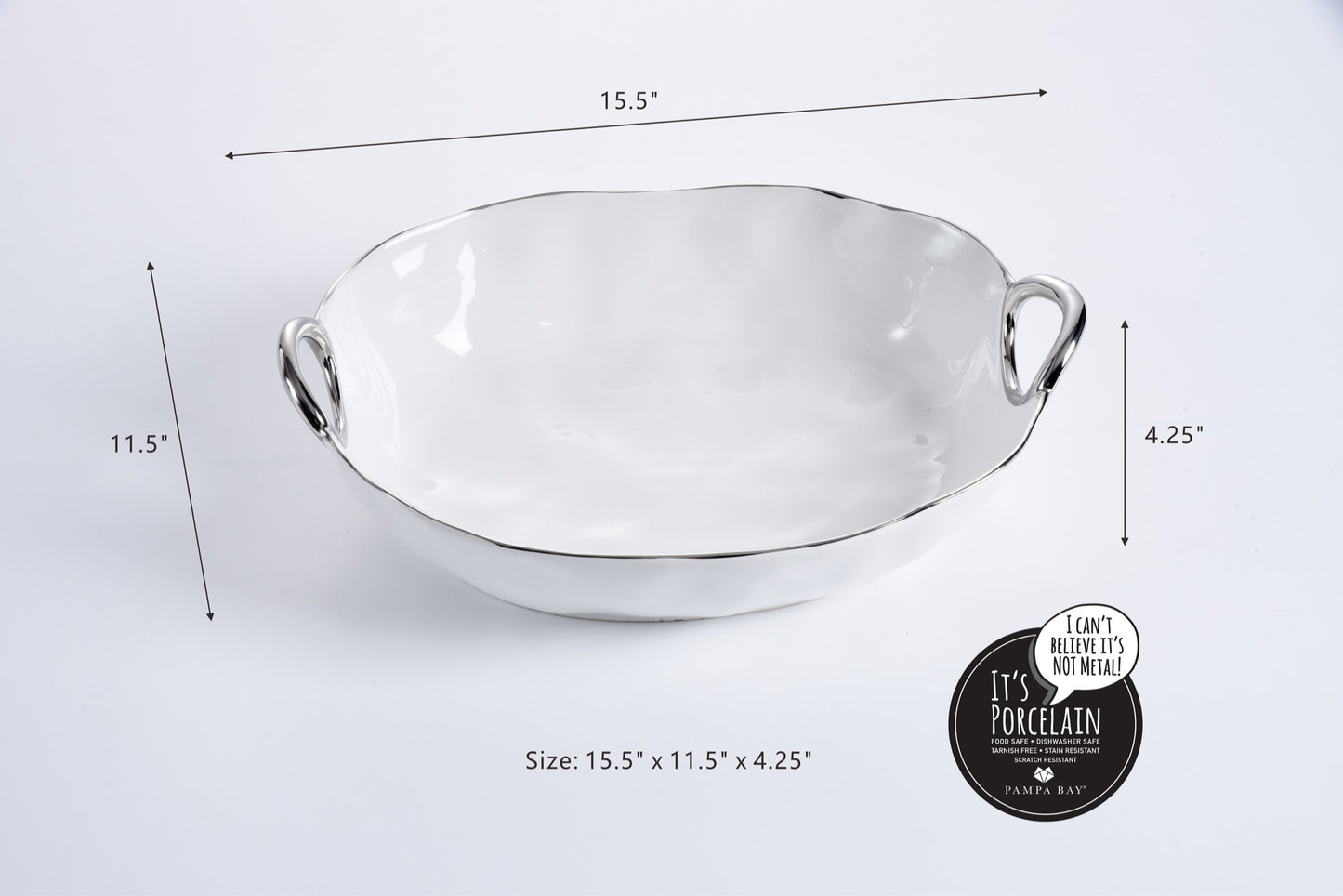 Deep Oval Server - Handle with Style