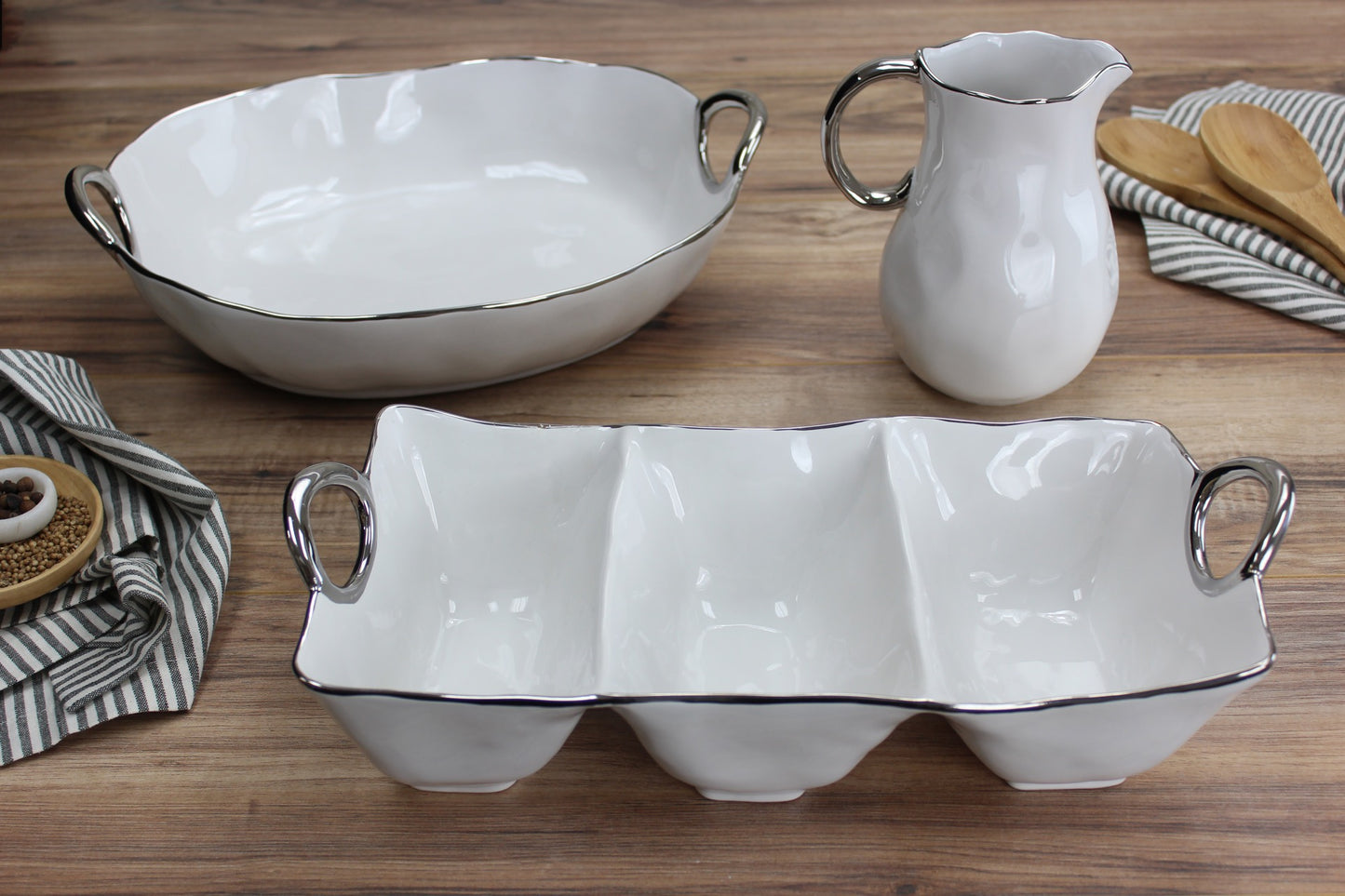 Deep Oval Server - Handle with Style