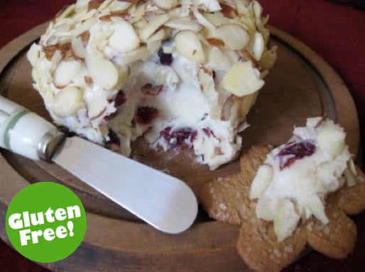 White Chocolate Cranberry Cheeseball or Pie