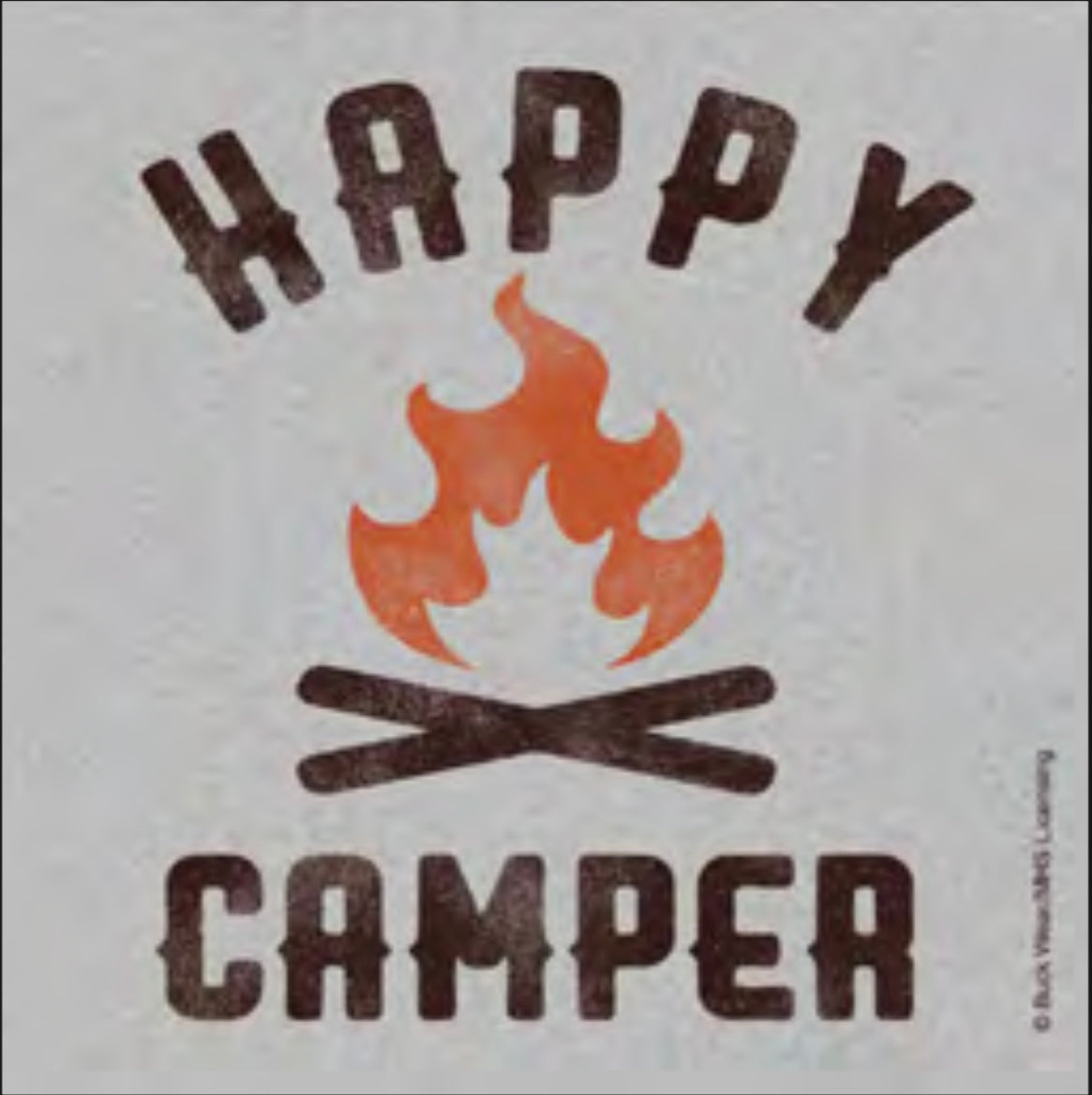 Happy Camper Campfire Coaster