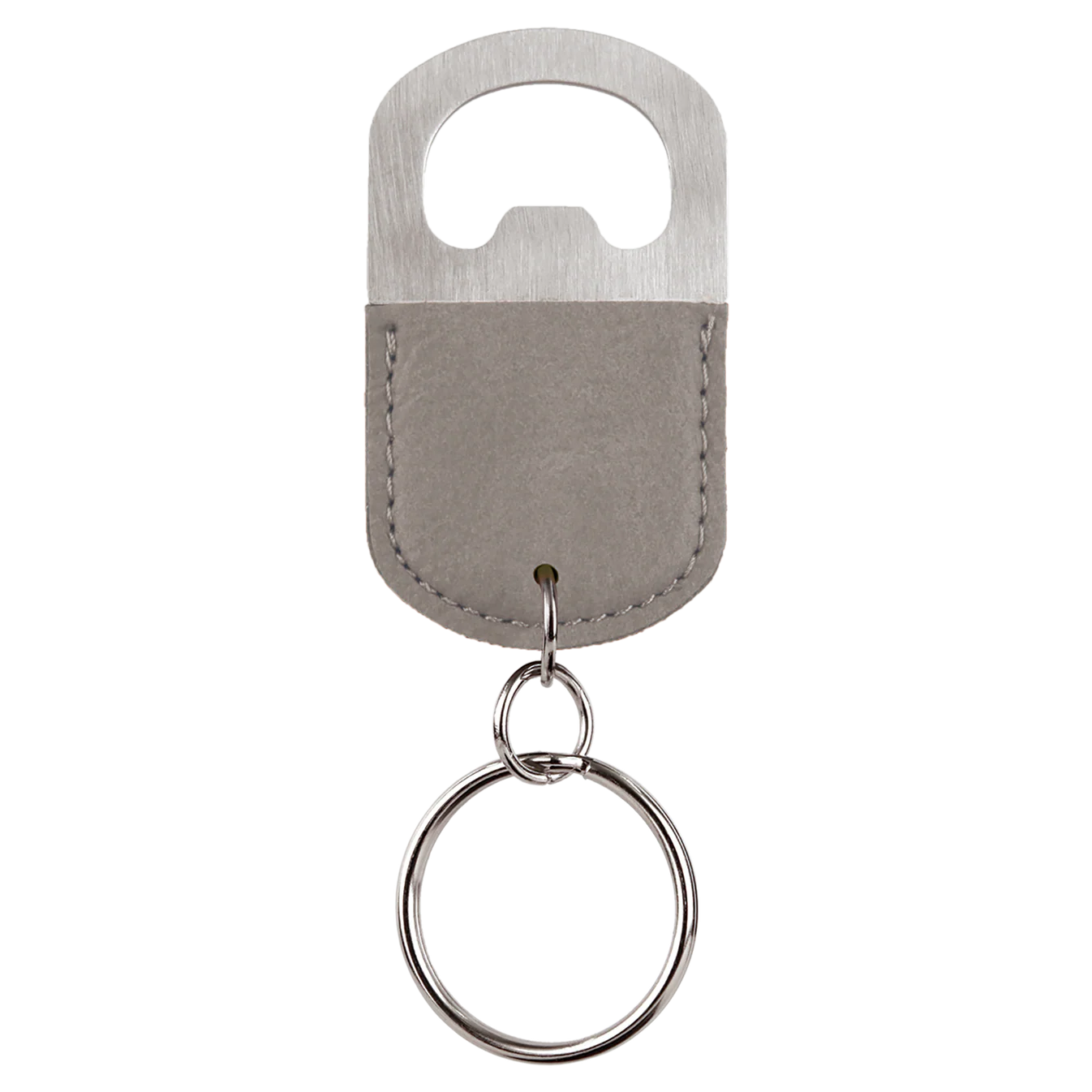 Leatherette Bottle Opener Keychain