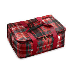 Plaid Insulated Casserole Carrier