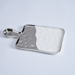 Small white and silver tray - Set the Table