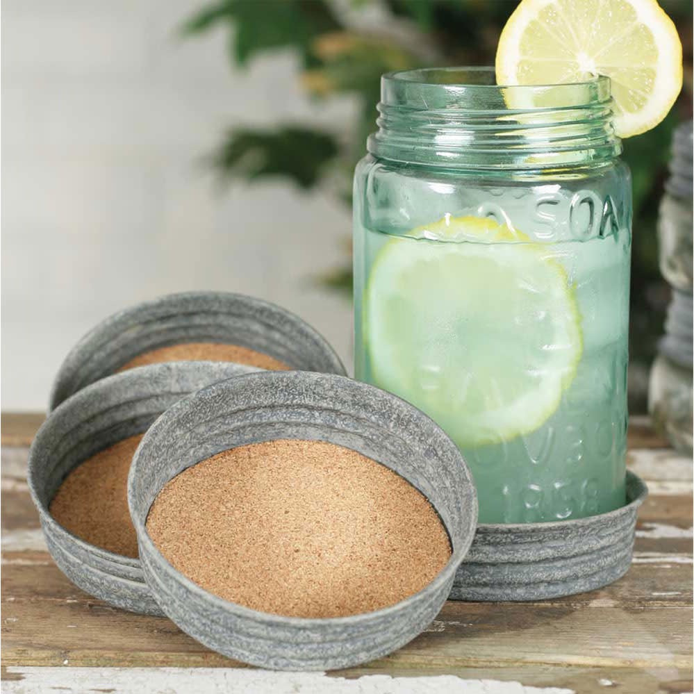 Mason Jar Lid Coaster - Box of 4