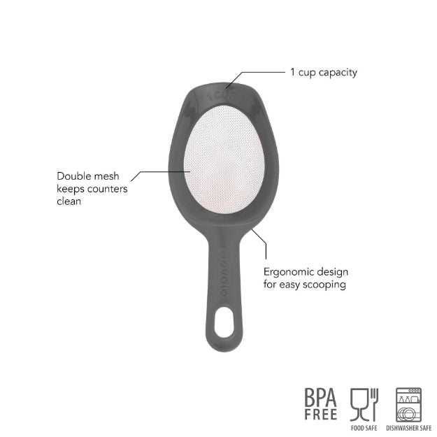1 Cup Scoop & Sift-Charcoal