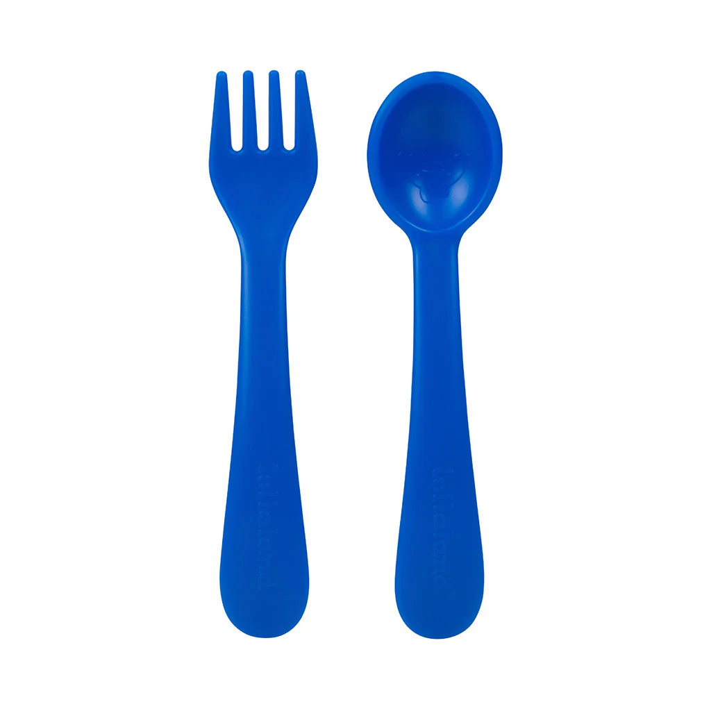 Utensil set - 2 spoon /2 fork/ travel pouch - Lollaland