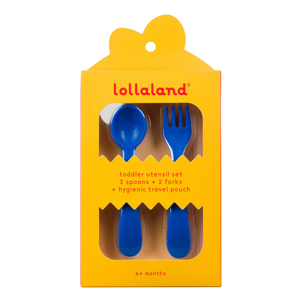 Utensil set - 2 spoon /2 fork/ travel pouch - Lollaland
