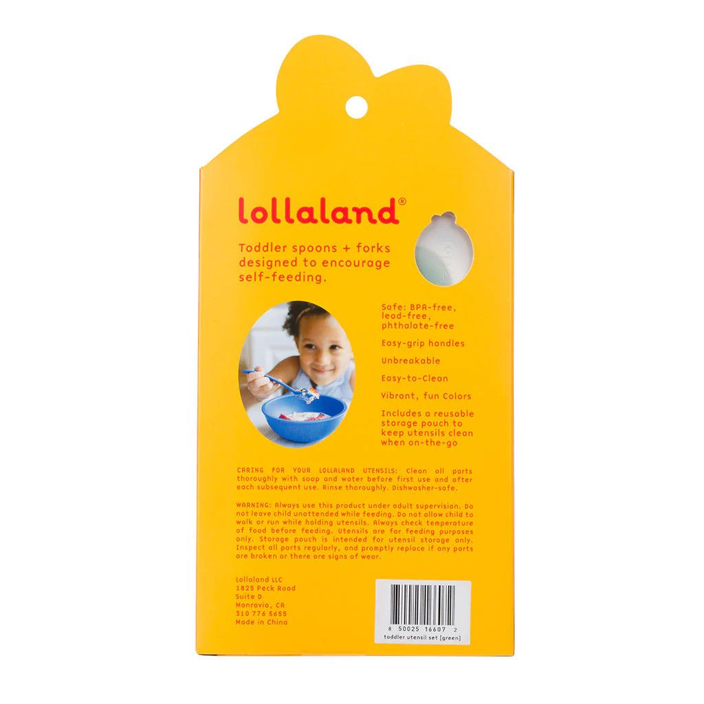Utensil set - 2 spoon /2 fork/ travel pouch - Lollaland