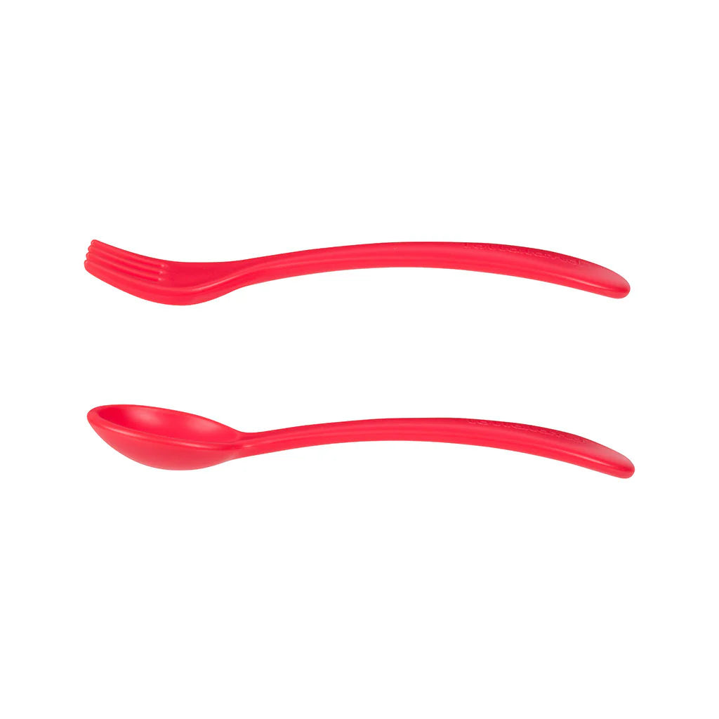 Utensil set - 2 spoon /2 fork/ travel pouch - Lollaland