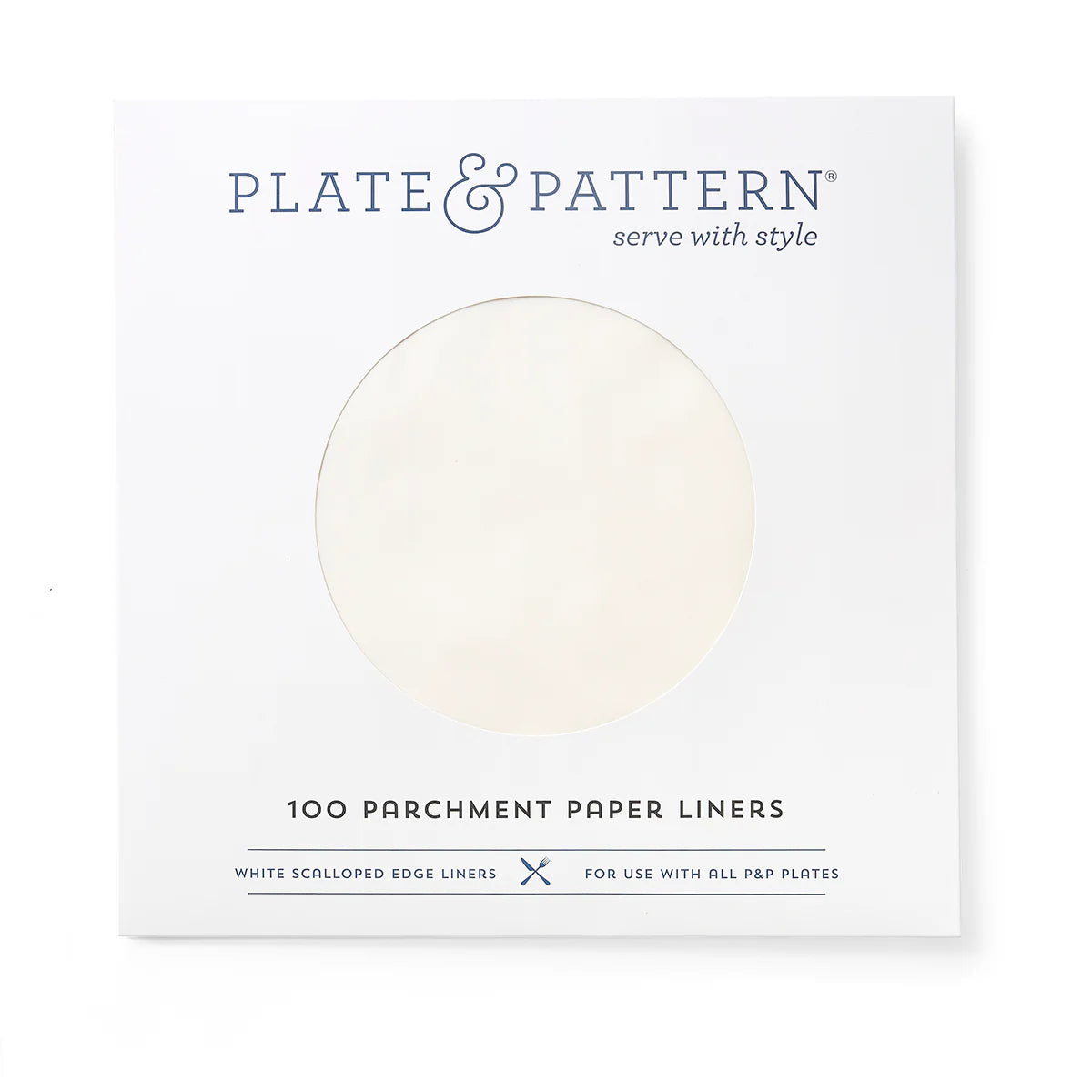 100 Parchment Paper Liners - Classic White