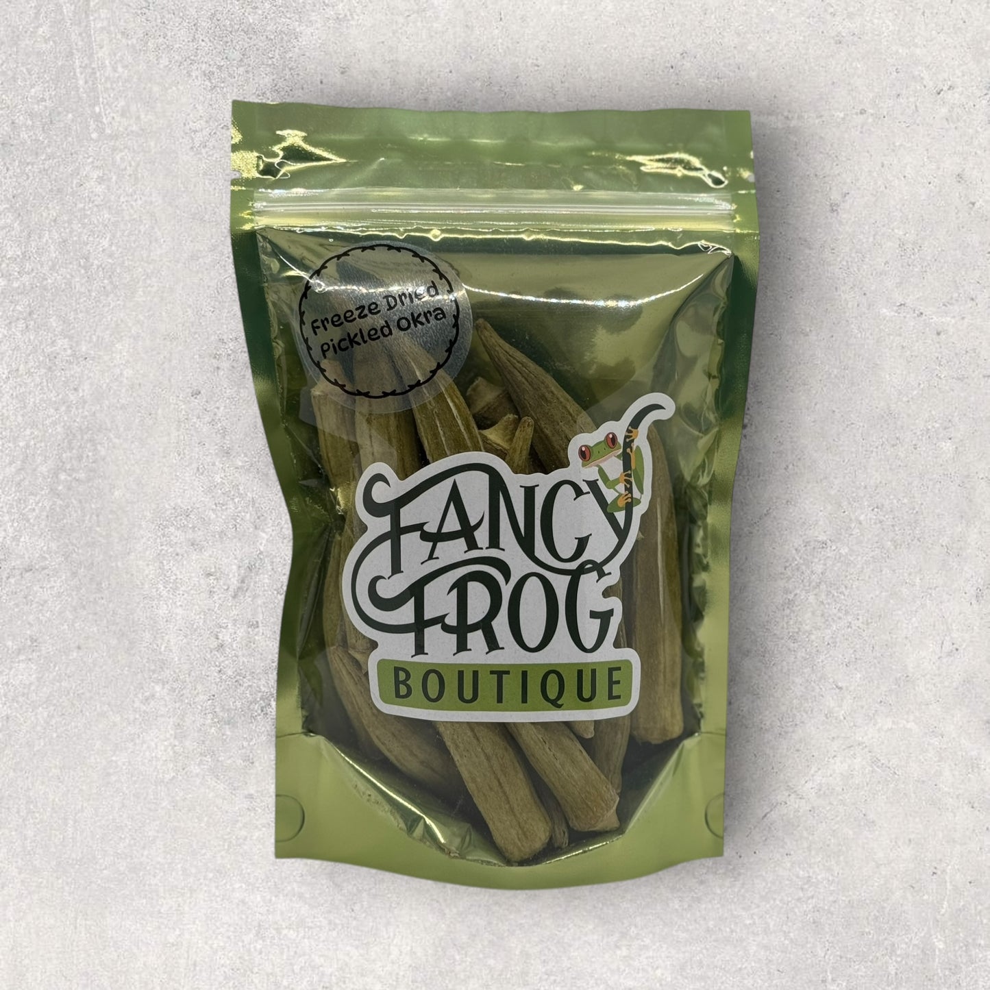 Freeze Dried Pickled Okra