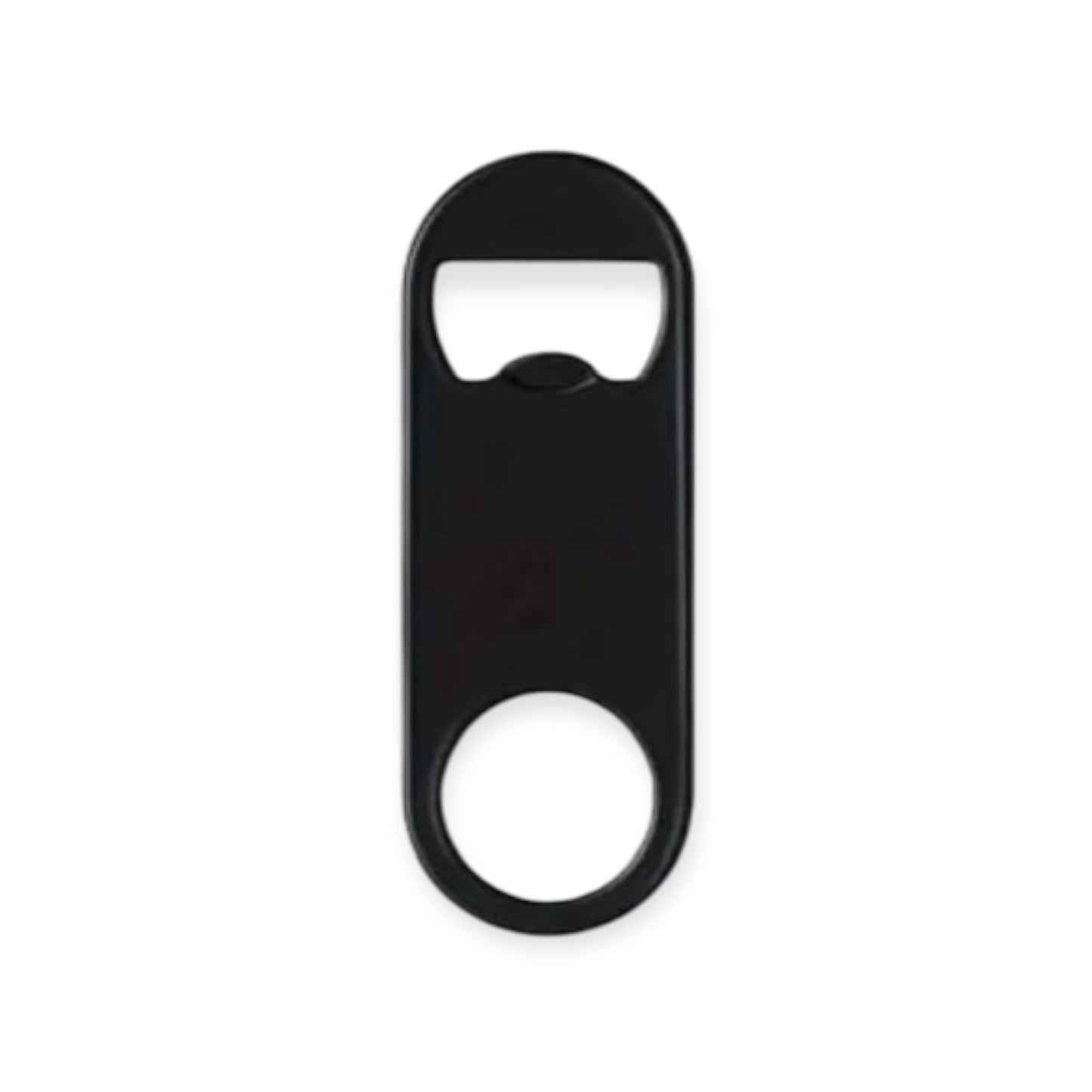 Mini Black Metal Bar Blade Bottle Opener