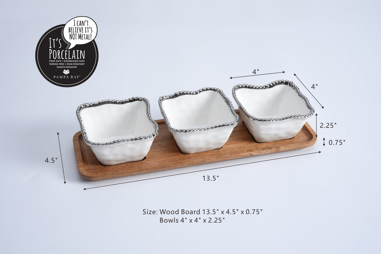 4 Piece Entertaining Set