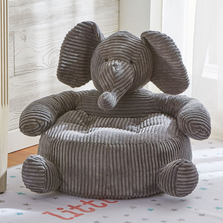 Elephant Corduroy Plush Chair