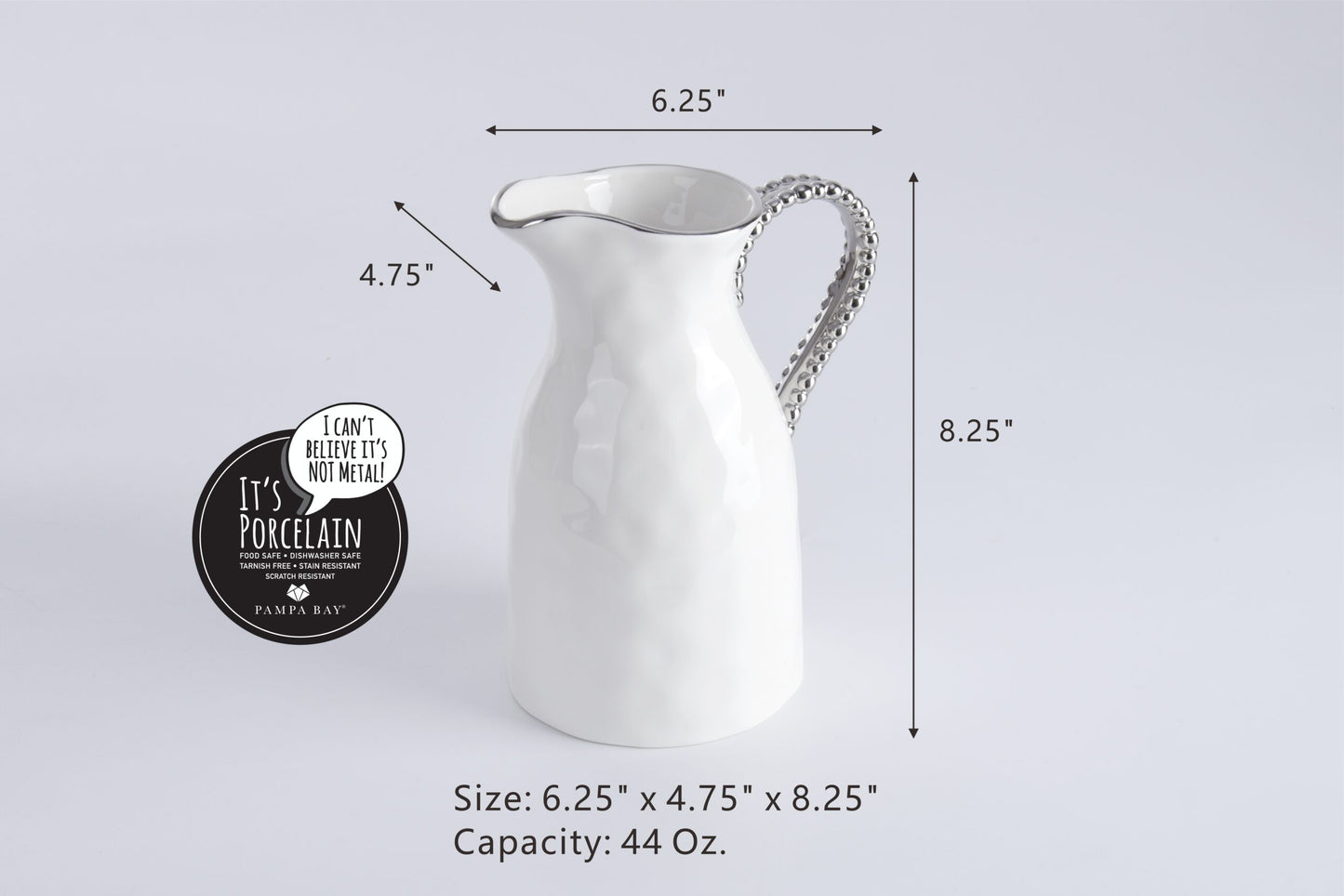 Water Pitcher - White