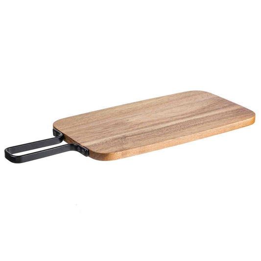 Rectangular Paddle -  Acacia with Metal Banding