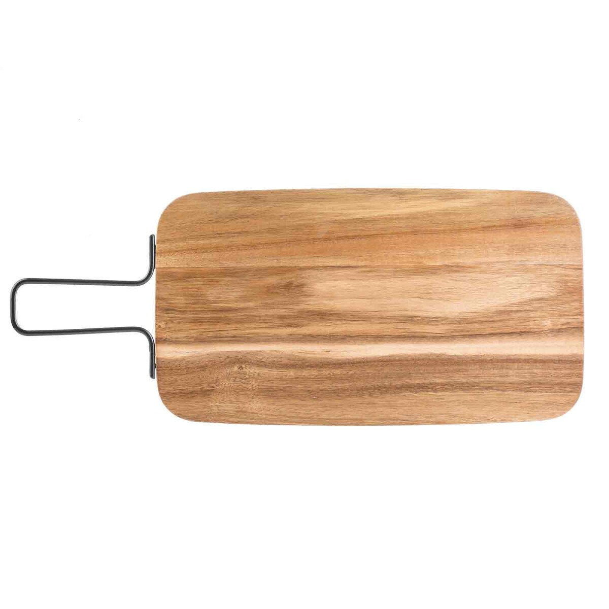 Rectangular Paddle -  Acacia with Metal Banding