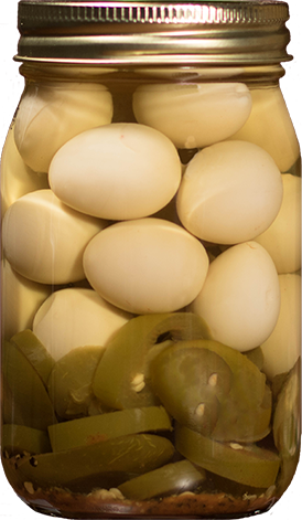 Spicy Pickled Quail Eggs