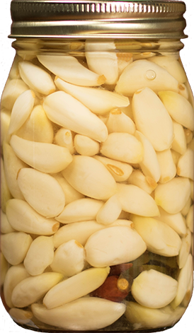Spicy Pickled Garlic