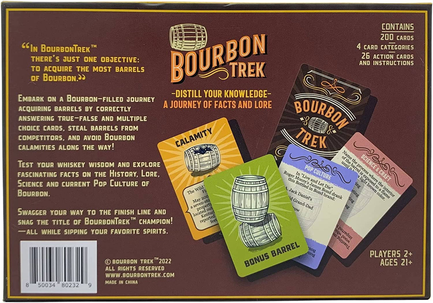 Bourbon Trek Trivia Game