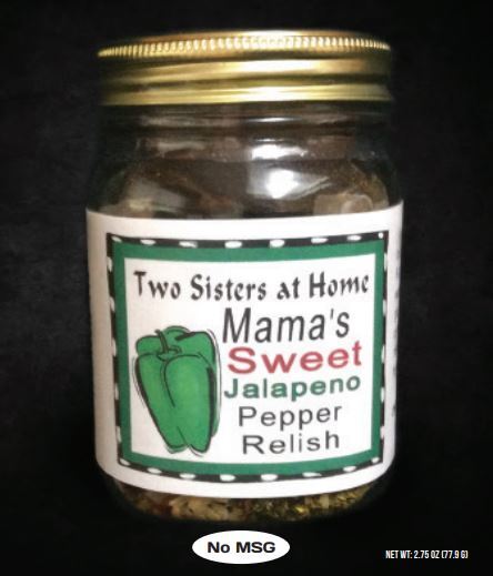 Mama's Sweet Jalapeno Pepper Relish