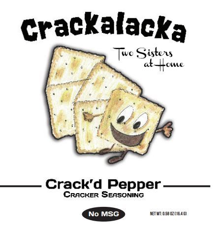 Crackalacka Crack'd Pepper Cracker Seasoning