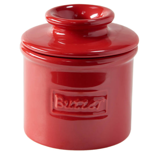 The Original Butter Bell® Crock - Cafe Maraschino Red