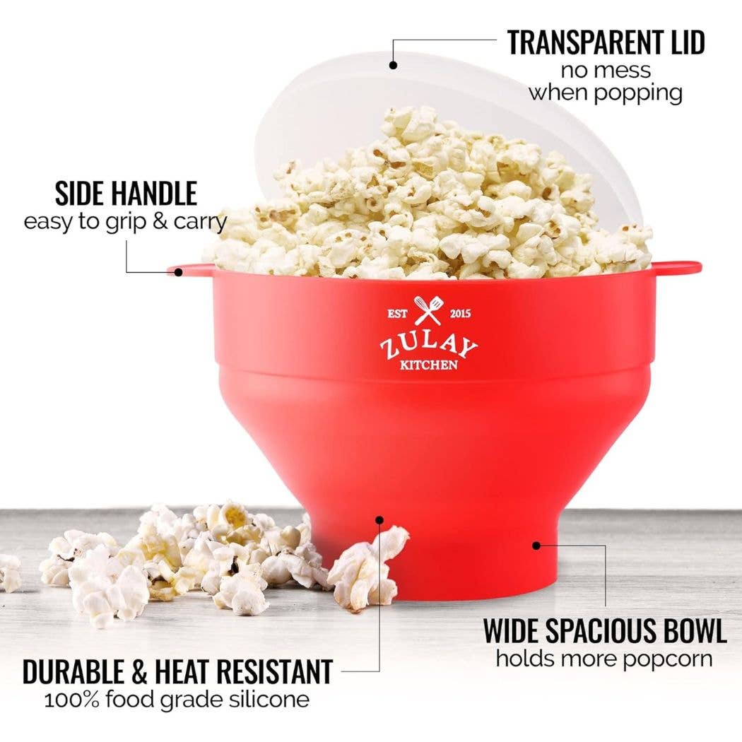 Popcorn Popper for Microwave Collapsible - Shelf Ready