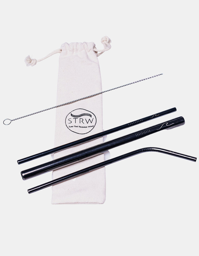 Reusable Metal Straw Variety Pack of 3