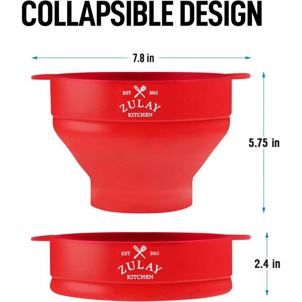 Popcorn Popper for Microwave Collapsible - Shelf Ready