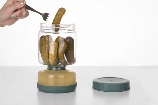 Pickle & Olive Hourglass Jar