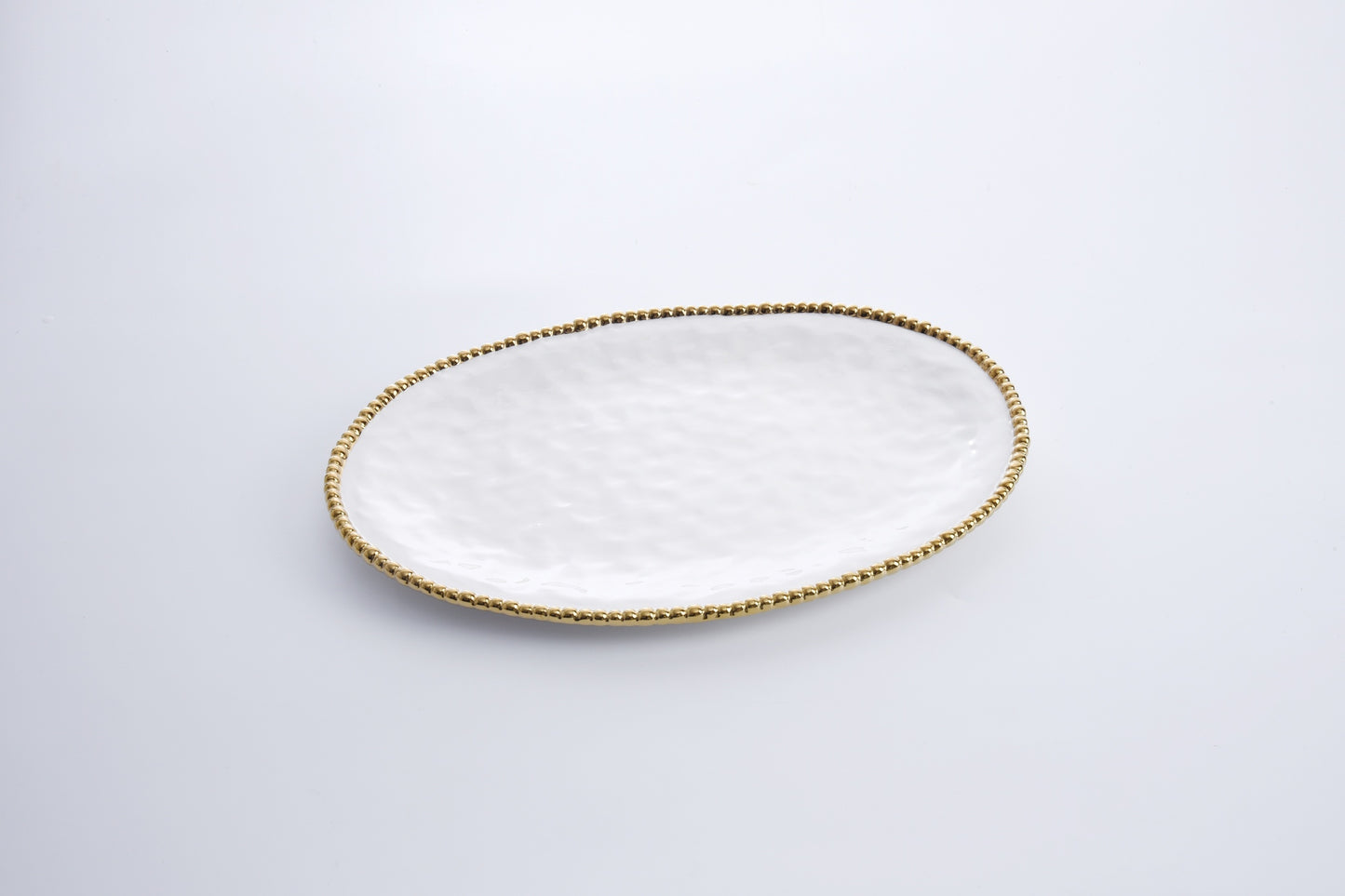 Large Oval Platter - Gold Salerno