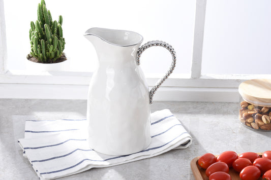 Water Pitcher - White