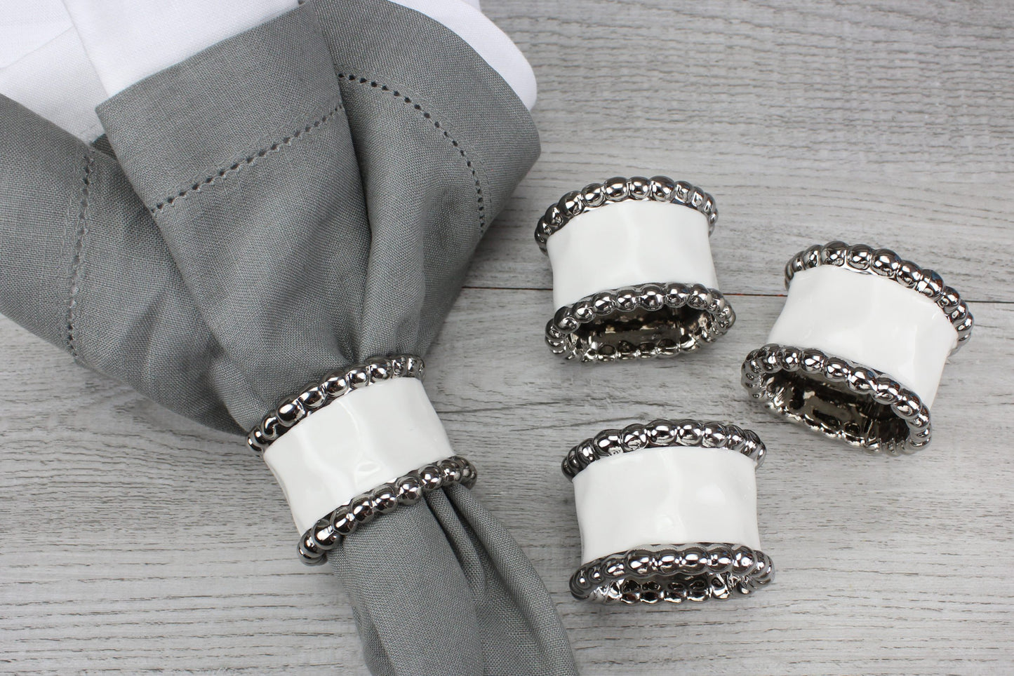 Napkin Rings - Set of 4 - Salerno