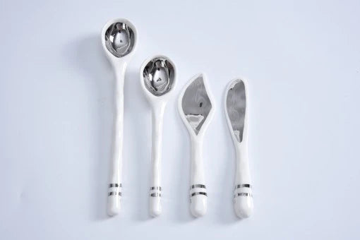 Porcelain Spoons and Cheese Knives - Set the Table