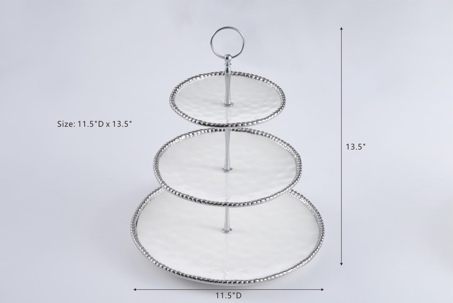 3 Tier Stand - White