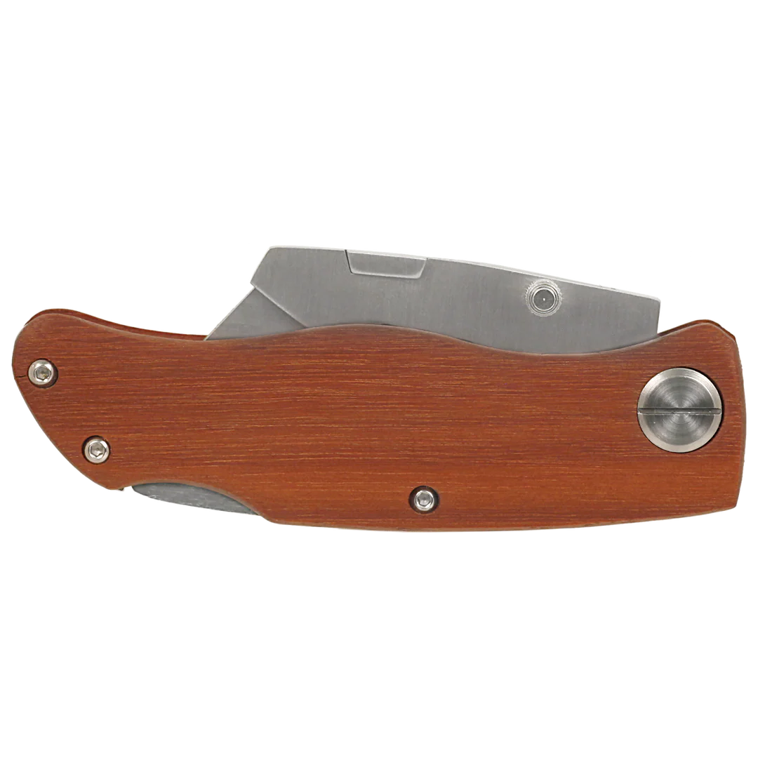 4" Wood Handle Utility Knife