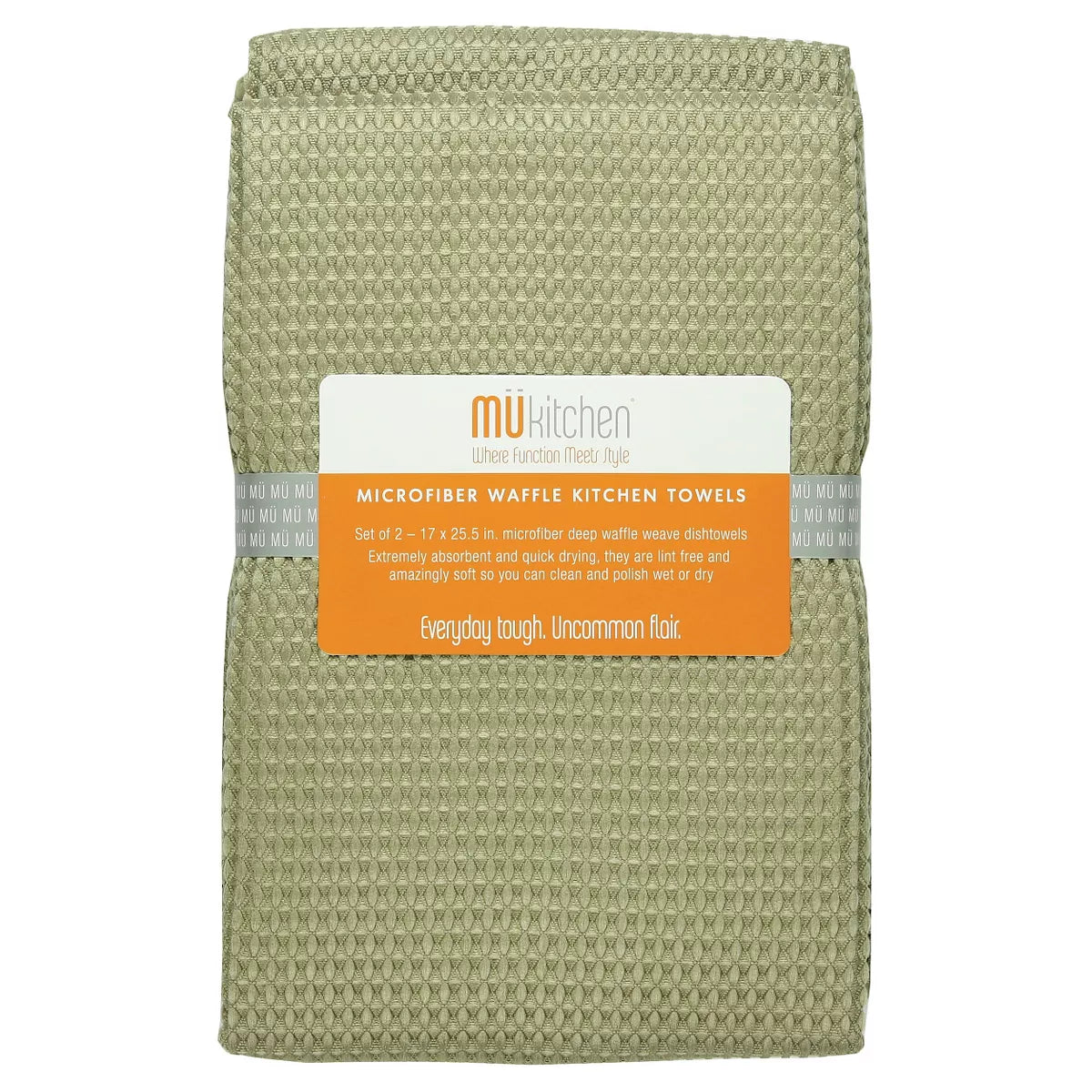 Microfiber Waffle Kitchen Towels - Set of 2 - MUKitchen