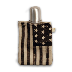 Canvas Flask - Americana - 120ml (4 oz)