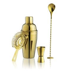 Barware Set - Gold